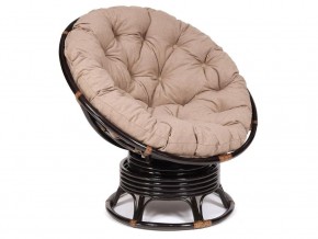 Кресло-качалка Papasan w 23/01 B с подушкой Antique brown, экошерсть Коричневый в Верхней Салде - verhnyaya-salda.магазин96.com | фото