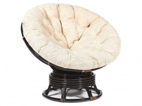 Кресло-качалка Papasan w 23/01 B с подушкой Antique brown, ткань Старт в Верхней Салде - verhnyaya-salda.магазин96.com | фото