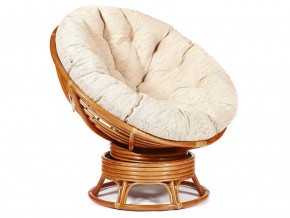 Кресло-качалка Papasan w 23/01 B с подушкой Cognac, ткань Старт в Верхней Салде - verhnyaya-salda.магазин96.com | фото