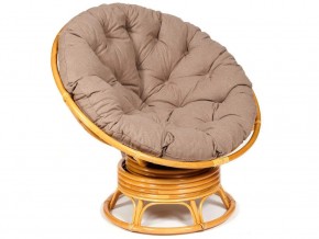 Кресло-качалка Papasan w 23/01 B с подушкой Honey, экошерсть Коричневый в Верхней Салде - verhnyaya-salda.магазин96.com | фото