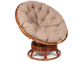 Кресло-качалка Papasan w 23/01 B с подушкой Pecan, экошерсть Коричневый в Верхней Салде - verhnyaya-salda.магазин96.com | фото