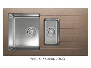 Мойка комбинированная Tolero twist TTS-890 Темно-бежевый 823 в Верхней Салде - verhnyaya-salda.магазин96.com | фото