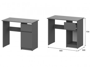 Стол письменный 900 Денвер Графит серый в Верхней Салде - verhnyaya-salda.магазин96.com | фото